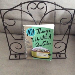 Cookbook stand (book not included)